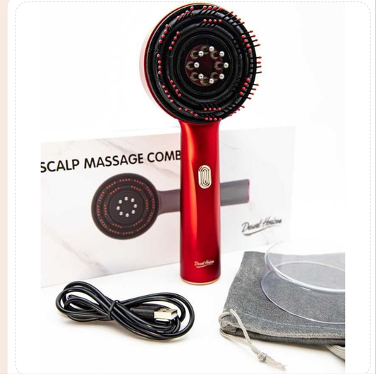 Scalp Massage Brush with Oil Applicator
